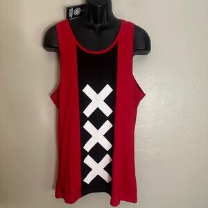 Amsterdam Designs Tank Top XL New with tags 100% cotton 21" armpit to armpit